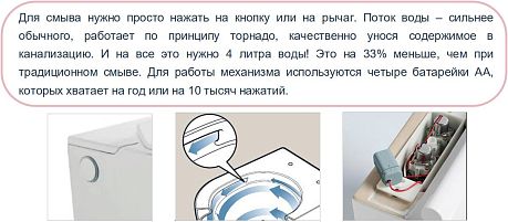 Унитаз напольный SL-5030 приставной с импульсной системой смыва, безобод., крышка/сиденье микролифт*