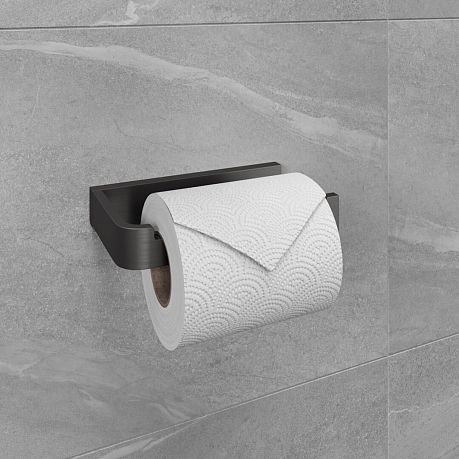 Держатель для туалетной бумаги Lemark SMOOTH LINE открытый, графит 9726009