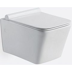 Унитаз FORMENTERA подвесной безободковый 117320000 крышка/сиденье тонкое плавное закрытие