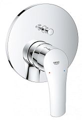 Смеситель EUROSMART 2021 для ванны встраиваемый, без излива 24043003, хром