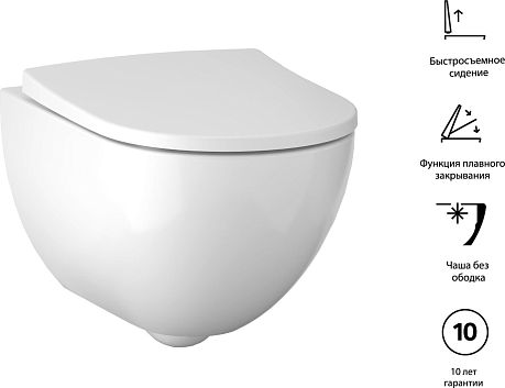 Комплект GEBERIT ACANTO 500.128.21.A (458.128.21.1, 500.600.01.02, 500.605.01.2)**