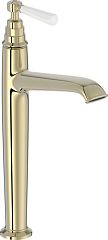 Смеситель CLEO для умывальника высокий E24309-BGG глянцевое золото
