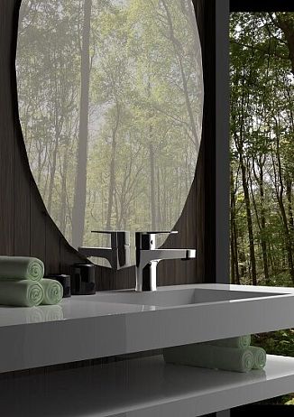 Смеситель TITANIUM 1801 для умывальника, хром