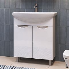 Тумба CALLAO напольная 700-2-0 (2 двери) белый, с умыв. Балтика VIGO*