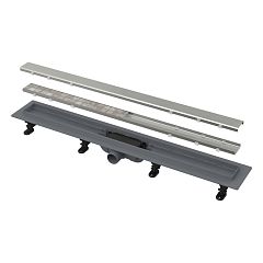 Трап 550 мм с порогами, для двусторонней решетки (APZ19-550)