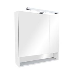 Зеркало-шкаф GAP [80*85] ZRU9302750 со светильником, белый*