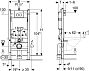 Комплект GEBERIT RENOVA 500.122.TC.R (458.122.11.1, 500.803.00.1)*