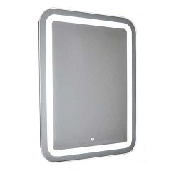 Зеркало LUCIA LED [550*800] с подсветкой, с часами (ЗЛП109)*