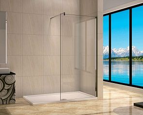 Душевое ограждение RGW WA-01 (1180-1200/1950) стекло прозр. 10 мм, Easy Clean, профиль хром 