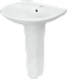 Умывальник АТТИКА 55 с пьедесталом и креплениями, Sanita*