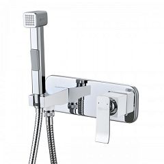 Смеситель CONTEST с гигиеническим душем, встраиваемый, хром/белый (LM5819CW)*