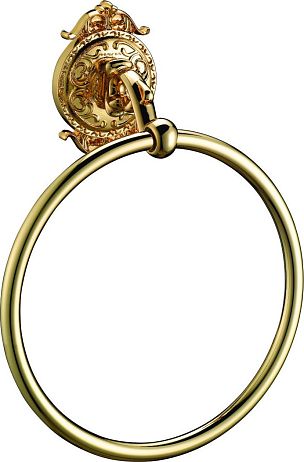 Полотенцедержатель HAYTA кольцо золото (13906)*