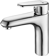 Смеситель POINTдля умывальника монолит., хром LM0306C