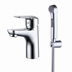 Смеситель TORR для умывальника с гигиеническим душем, хром (TORSB00i08)