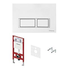 Система инсталляции TECEspring V S955203 дляунитаза h=112(рама+бачок,крепл.,звукоиз.,кнпрямо.)белая*