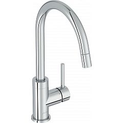 Смеситель EDOUARD для кухни вытяжной излив E23308-CP, хром