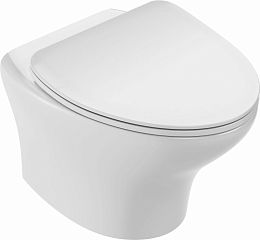 Унитаз NOUVELLE VAGUE (EDK102-00) подвесной, безободковый [48*39], крышка/сиденье E22124-00*