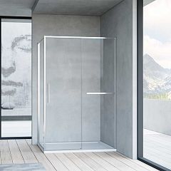 Душевое ограждение SLIM SOFT VSR-1SS1015CL [150*100*200] стекло прозрачное, профиль хром*