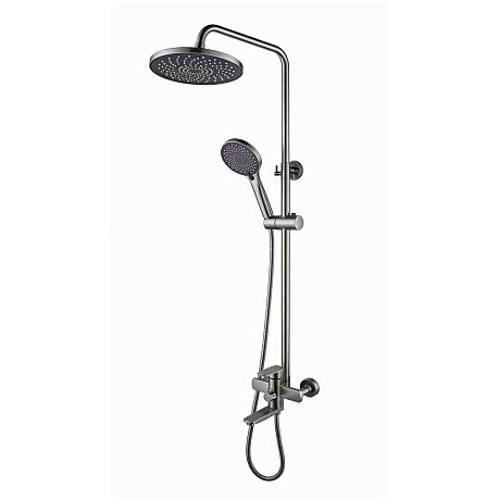 Душевая система для ванны ALBA  AV7240GM оружейная сталь AVRORA