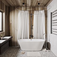 Ванна FORTA GR-1503[170*75/58] отдельностоящая GROSSMAN