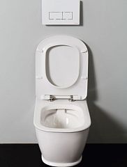 Унитаз PRADO [52*36] подвесной, безободковый сиденье/крышка микролифт (BB10150CH, BB10150SC)