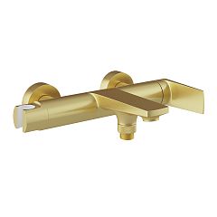Смеситель LINHA для ванны LIN0650, шлифованное золото