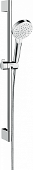 Душевой гарнитур CROMETTA VARIO 26532400 (штанга 65см, шланг 160см,ручной душ100) хром/бел