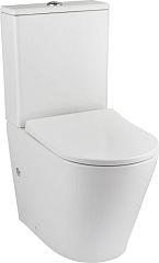 Унитаз NEXOS Rimless напольный крышка/сиденье тонкое плавное закрытие 117330000