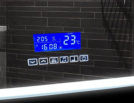 Зеркало DEMURE LED [800*600] сенсор, подсветка, подогрев (ЗЛП634)