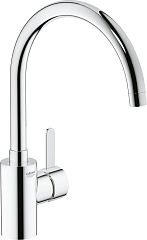 Смеситель EUROSMART COSMOPOLITAN для кухни 32843002 хром (гибкая подводка 3/8")