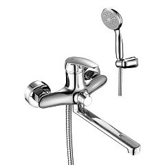 Смеситель LINARA для ванны излив 200 мм, с аксессуарами (LM0417C)