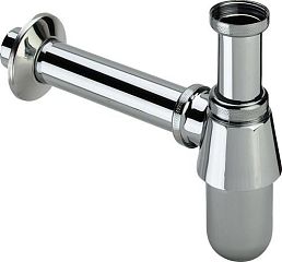 Сифон VIEGA бутылочный 1 1/4*32/180мм 100674 латунь/хром для донного клапана