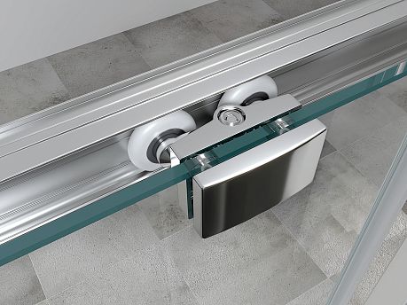 Душевое ограждение SCHWARZER DIAMANT [110*70/190] стекло прозрачное, профиль хром (AG301105-S705)