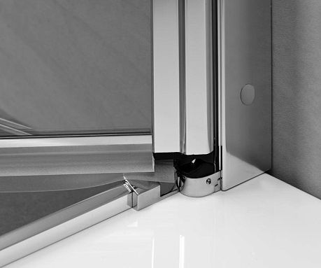 Шторка для ванны EOS II PND 130/R [130*152] правая, профиль хром, стекло прозрачное (206213-01R)