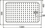 Поддон EF-8050 R [120*80/13] прямоугольный