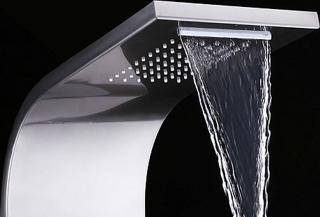 Душевая панель ALVARO BANOS VALENCIA V2 Blanco (170*22) г/м 6 фор., бел., руч. душ, троп. душ, излив