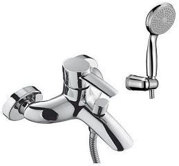 Смеситель ATLANTIS для ванны, с аксессуарами, хром (LM3202C)**