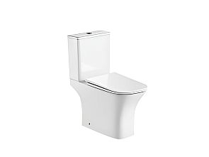 Унитаз Optima T Square Tornado 650x340x AQ4421-00 безободковый, (торнадо), крышка/сиденье микролифт 