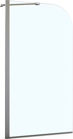 Шторка на ванну MERRIT AZ-NF6310 [80*140] профиль серебро/easy, стекло прозрачное 6мм