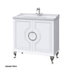 Тумба VALLETTA-H 90 35313-TP811 белая , умывальник Y-090B*