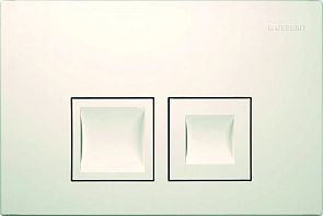 Накладная панель GEBERIT DELTA 50 115.135.11.1 пластик белый