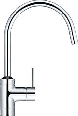 Смеситель BOZZ для кухни 428510576 вытяжной излив поворот 230 , хром*