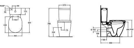 Чаша CONNECT AQUABLADE E042901 с креплением TT0257919