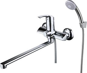 Смеситель plus STRIKE для ванны, излив 300мм,с аксессуарами, хром (LM1151C)*