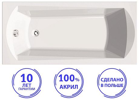 Ванна CLIO 130*70 CBQ003002; каркас ERU13070; слив-перелив CBD0070, панель CBQPF0102
