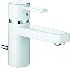 Смеситель ZENTA для умывальника 382509175 белый/хром дон,кл.137мм*