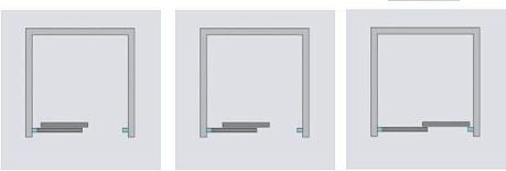 Душевая дверь IDEA DWJ 110 Left 387015-01-01L, профиль хром , стекло прозрачное
