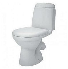 Унитаз VEGA [68*36] косой выпуск, напольный с бачком, БЕЗ крышки/сидения (245140002429)*