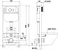 Система инсталляции INS-0000003 для унитаза [113*51*10] звукоиз, крепл, панель SLIM белая V прямоуг*