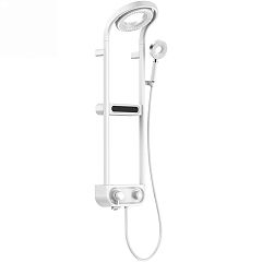 Душевая система для душа с терм., излив, верхний/ручной душ (AQM8004W) белая*